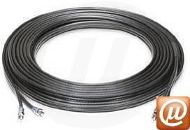 AIR-CAB050DRG6-F= - Cisco 50 ft Dual RG-6 Cable Assembly w/F-Type Connectors Spare